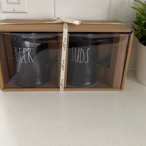 SOLD Rae Dunn Beer and Suds Stein Set
